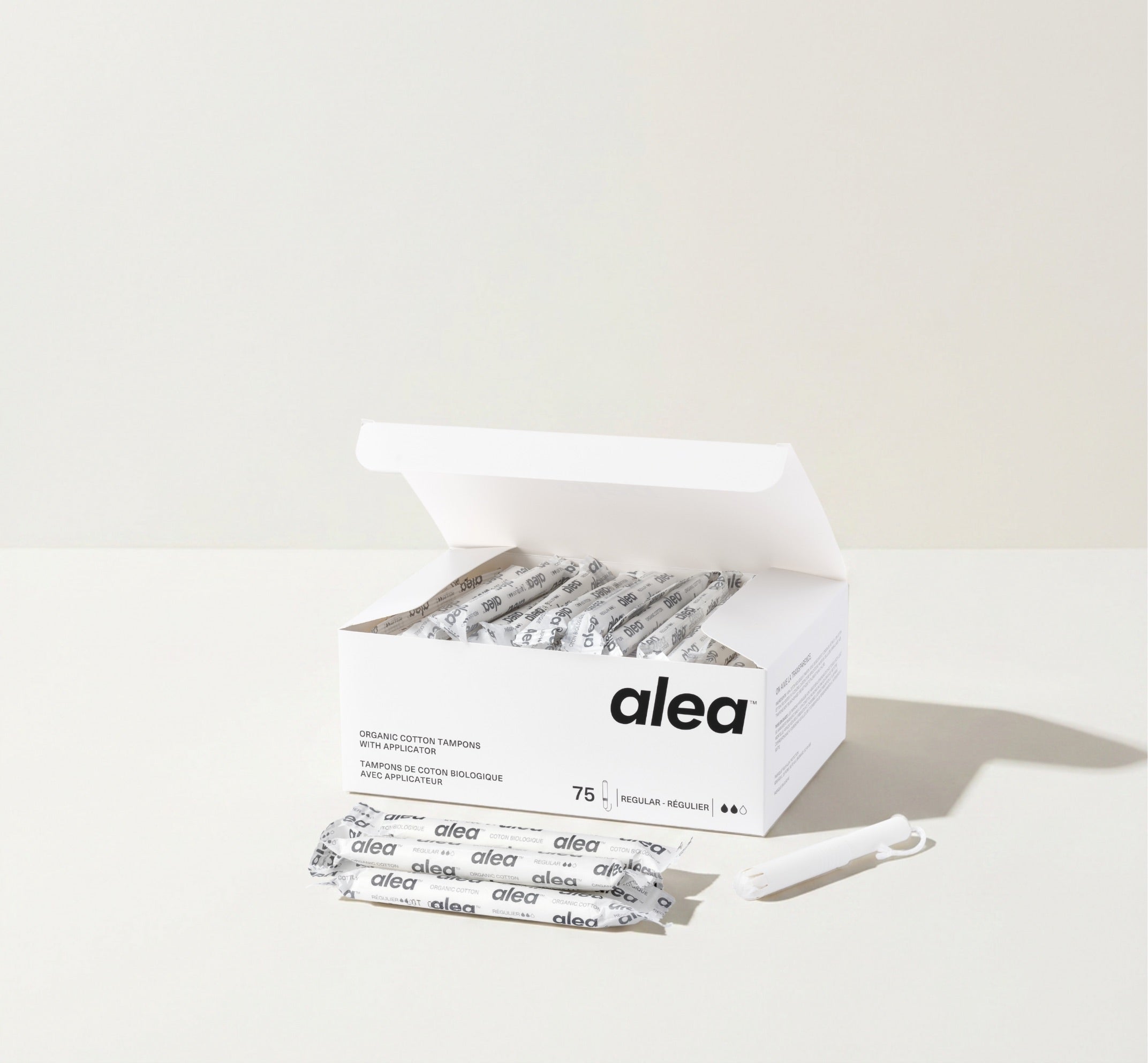 Tampons en Coton Biologique avec Applicateur - Régulier
